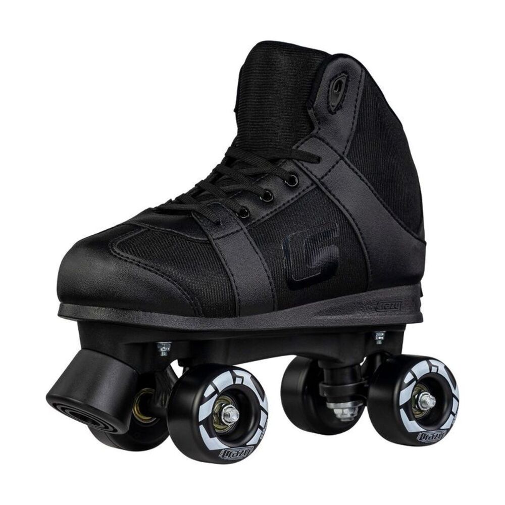 Crazy Skates -  Black Sk8 Adjustable Roller Skates Fo Black